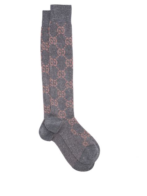 black and grey gucci socks